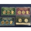 Image 1 : Presidential Dollar Set (3) & Sacagawea Dollar Set - FV $11.00 - Richard M. Nixon - Calvin Coolidge 