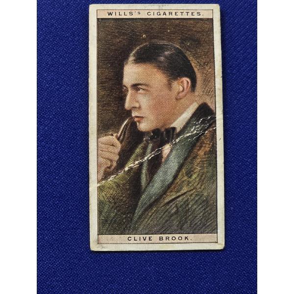 Will's Cigarettes 1928 Cinema Stars #3 Clive Brook