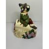 Image 1 :  Wizard of Oz Scarecrow Ceramic Coin Bank produced by Enesco 1999 - ~9" Tall