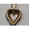 Image 3 : Gorgeous 10K Gold Heart Pendant TW: 1.3g