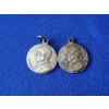 Image 2 : Vintage x2 Italian Medallion Pendants Pavlvs VI Pont.