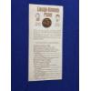 Image 1 : 1973 Uncirculated Lincoln-Kennedy Collector's Commemorative Penny w/ Info Card 