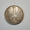 Image 1 : 1958-D West German 5 Deutsche Mark Silver Coin - 62.5% Silver ASW: 0.225oz