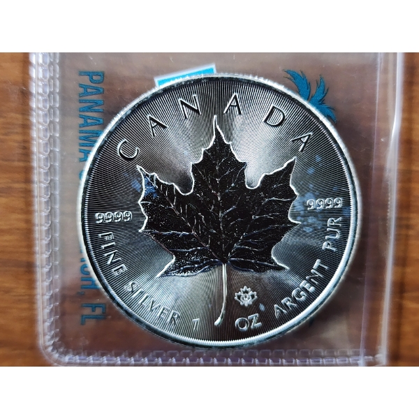 1 Oz .9999 Fine Silver 2014 Canadian $5 Maple Leaf Silver Round