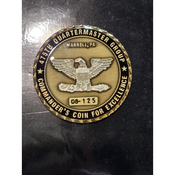 DB 125 475th Quarter Master Commanders Coin In Mint Condition!
