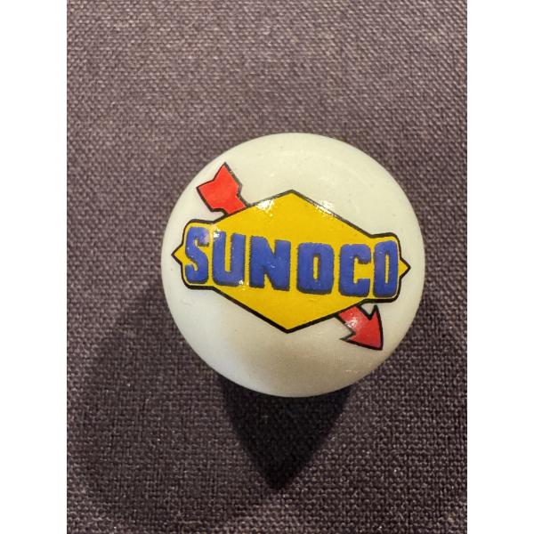 Sunoco Gas & Oil Advertising One Inch Shooter Marble - Mint Condition