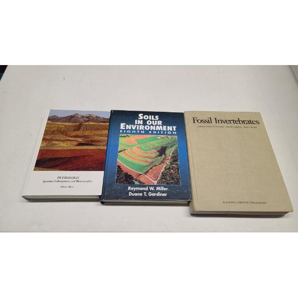 (3) Assorted Geology Books - Good Condition