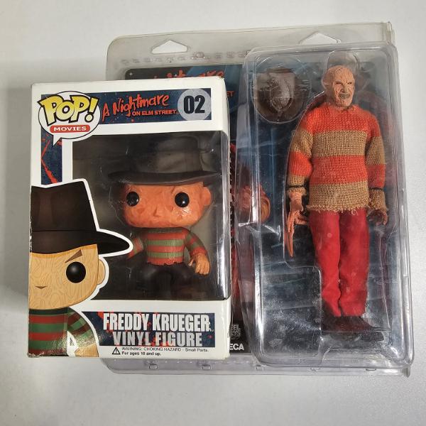 Funko Pop #02 Freddy Krueger And NECA A Nightmare On Elm Street Action Figure