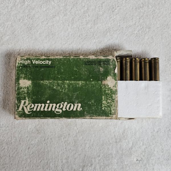 20 Vintage Remington High Velocity .300 Winchester Fired Brass Shell Casings with Original Box