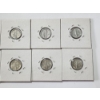 Image 7 : x10 Assorted Years 90% Silver Mercury Dimes FV: $1.00