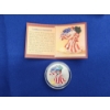 Image 2 : Colorized 2000 American Silver Eagle 1 oz .999 Fine Silver In Display