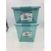 Image 1 : Two Excellent Sterilite 25 & 15 Quart Snap Lid Containers