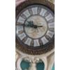 Image 3 : 18" x 10" Porcelain Figural Clock - With Victorian Lady - See Pics