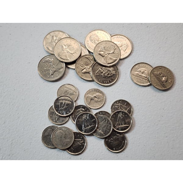 Assortment of Canadian Proof-Like Coins FV: $3.75 