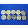 Image 1 : x10 Assorted Years Jefferson Wartime Nickels FV: $0.50