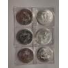 Image 3 : 6 - United States .999 Fine One Troy Ounce Silver American Eagles - Mint Condition - 6 Silver Eagles