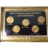Image 2 : 2006, 2007 & 2008 United States 24K Gold Layered 50 States Commemorative Quarters
