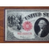 Image 2 : *RARE* Large Size 1917 United States Red Seal Legal Tender Note ~ Incredible Piece of History! 