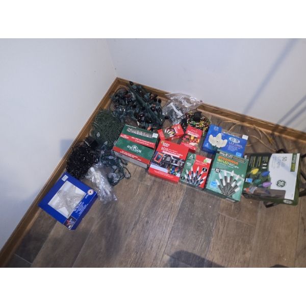 Huge Group Of Lights With Storage Tote