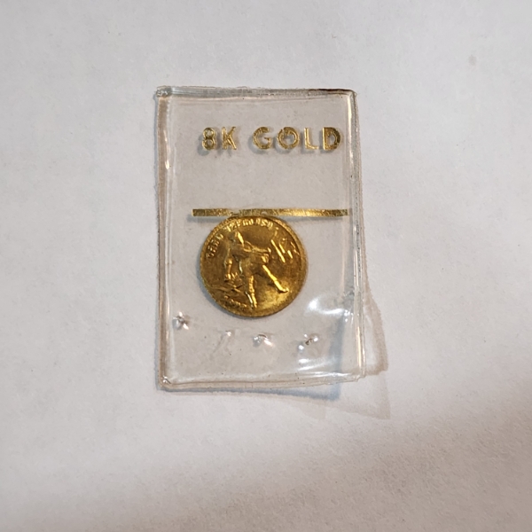 8K Gold Miniature Replica Coin Token