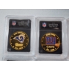 Image 3 : The Bradford Exchange Mint "The Complete NFL Gold Dollar Collection" - Set of 10 Coins
