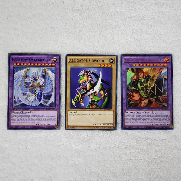 Three Assorted Yu-Gi-Oh Trading Cards ~ INCLUDING Holo & 1ST EDITIONS!
