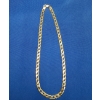 Image 3 : 14K Gold Italian heavy Curb Link Necklace - Weight: 46.1g