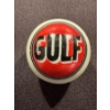 Image 1 : Vintage GULF Gas & Oil Advertising One Inch Shooter Marble - Mint Condition