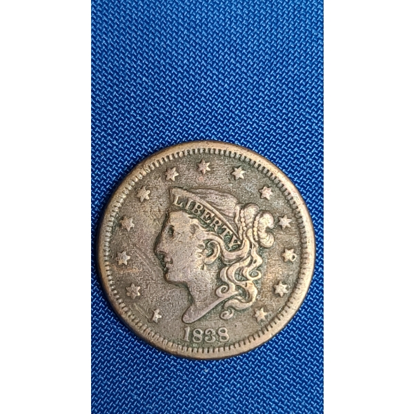 United States 1838 Matron Head Large Cent 