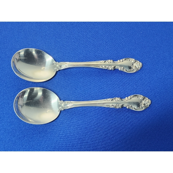 2 - Gorham Melrose Sterling Silver Spoons - TW: 83.6g