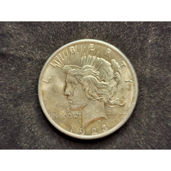 1923 Silver United States Peace Dollar 