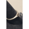 Image 3 : 14K White Gold Cluster Ring - Size 7.5 - Weight: 2.7g