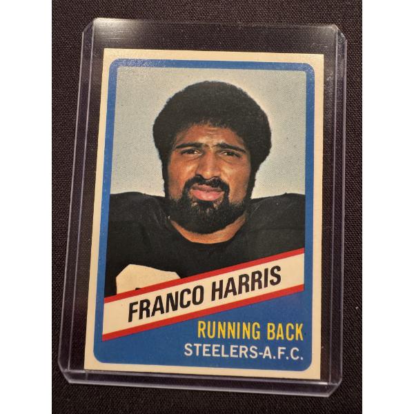 1976 Topps Franco Harris Wonder Bread All Star Football Card - Incredible Condition & Centering