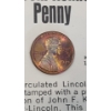 Image 6 : (5) Uncirculated 1974 Third Party Counterstamped Lincoln-Kennedy Novelty Pennies