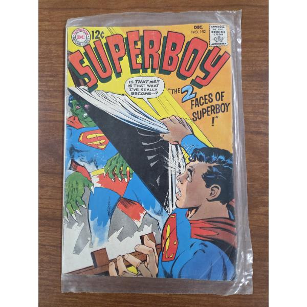 Dec. No. 152 DC Comics Superboy In Sealed Plastic, Excellent Condition!