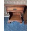 Image 2 : PICKUP IN CANTON - Solid Wood Side Tables With Drawers 21''x25'' And 23''x24'' In Great Condition!
 