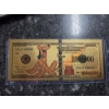 Image 1 : Rare Disney Pluto Gold Foil .999999 24k Note
