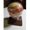 Image 1 : Vintage 1948 Cleveland Indians Chief Whaoo Souvenir Baseball In Protective Plastic & Wood Display  