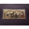 Image 1 : Exceptional $5.00 Educational Note - Gold Back .999 - 24K Bill In Protective Holder - Mint Condition
