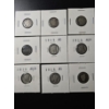Image 1 : (5) Barber Dimes and (4) Mercury Dimes - 90% Silver