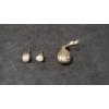 Image 1 : 14K Gold Opal Stud Earrings .63 Grams & 14K Gold Dangle Earring .90 Grams