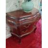 Image 3 : French Style Bombe Hall Cabinet - Mahogany In Excellent Condition
