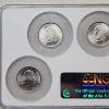 Image 5 : 2007-P Satin Uncirculated Set of US State Quarters Professionally Graded MS 66 by the NGC