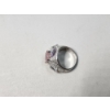 Image 3 : Stunning Sterling Silver Rose Quartz Stone Ring Size 8.5 TW: 8.7g