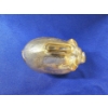 Image 4 : Antique Anchor Hocking Marigold Marathon/Ohio Oil Carnival Glass Piggy Bank - 4in Long