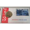 Image 3 : (3) 1973 Bicentennial First Day Cover Stamp & Medals & 1972 Bicentennial Commemorative Medal 