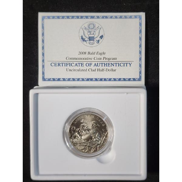 2008 Bald Eagle Commemorative Coin Program Half Dollar - Uncirculated Clad Half Dollar