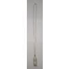 Image 2 : Vintage Sterling Silver Egyptian Cartouche Pendant On 22" Sterling Necklace - Weight: 12.4g