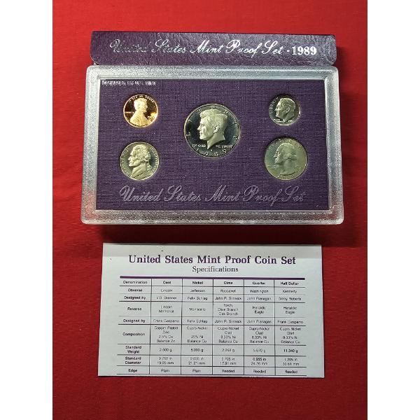 1989-S United States Mint Proof Set