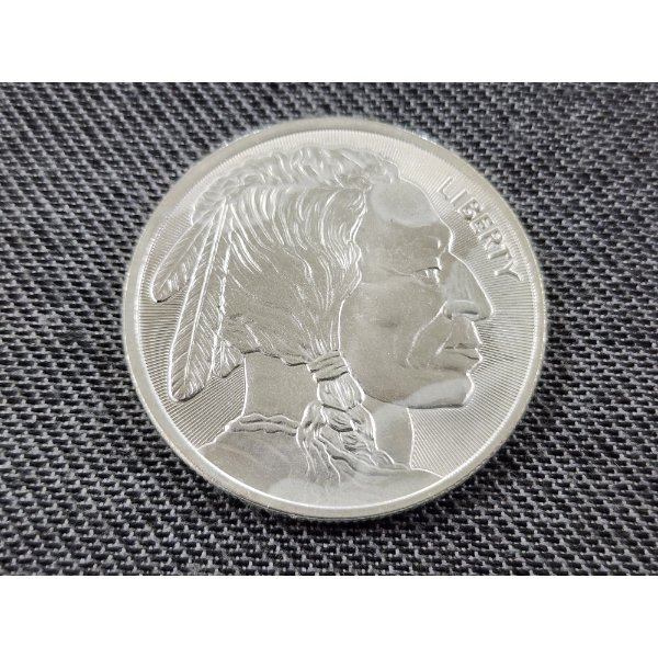 1 Oz .999 Fine Silver Buffalo Round ~ Great Coin for Any Stacker!